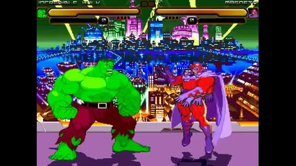 Hulk Vs. Magneto mugen battle