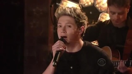 One Direction - Little Things - David Letterman 12_7_2012