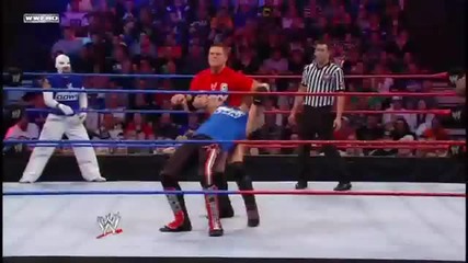 The Miz - Backbreaker + Neckbreaker combo