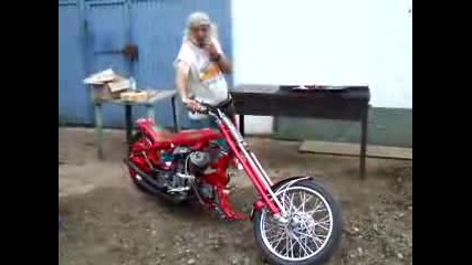 Chris Ireland Indain Custim Chopper Bike