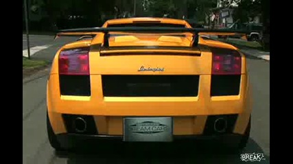 Smart Car Vs. Lamborghini Смях
