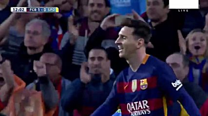 Суарес отново вкара 4 гола! Барселона 6:0 Спортинг Хихон (всички голове)