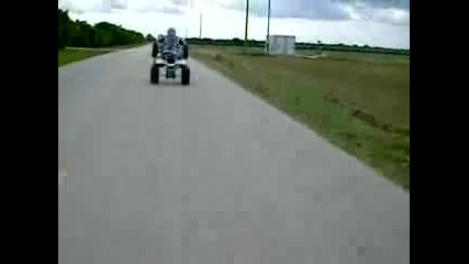 yfz450 wheelie