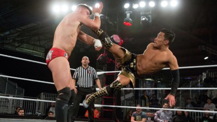 Akira Tozawa vs. Jordan Devlin: WWE Worlds Collide, April 17, 2019