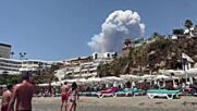 Горски пожар изплаши летовници в Андалусия