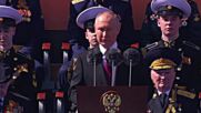 Парад в Русия за Деня на победата, Путин държа реч