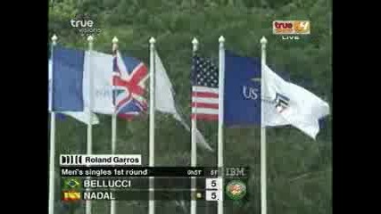 Roland Garos - Nadal - Bellucci - 5:5