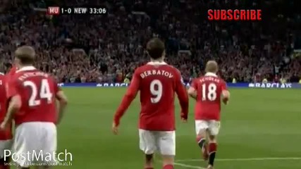Бербатов гол точно навреме - коментар Manchester United 3 - 0 Newcastle 