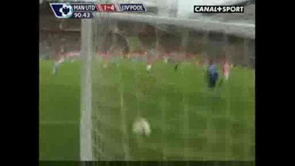 Манчестър Юнайтед - Ливърпул 1:4 гол на Андреа Досена