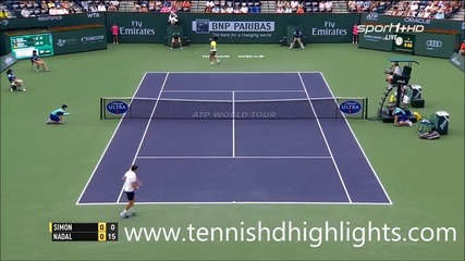 Rafael Nadal vs Gilles Simon - Indian Wells 2015