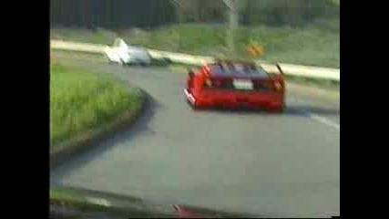Audi S2 chase F40.
