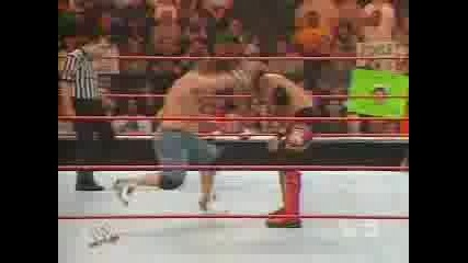 Wwe Острието срещу Джон Сина - Raw Match 