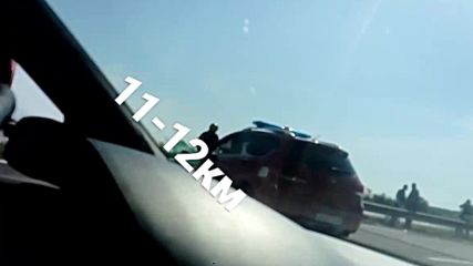 Обърнал се тир на АМ "Тракия"