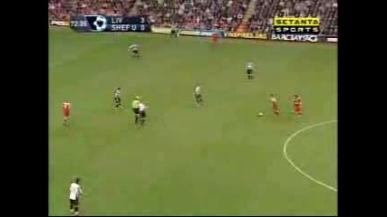Liverpool - United 4:0 Steven Gerard Гол