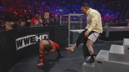 Jerry Lawler sends Michael Cole crashing into the "Cole Mine": WWE Over the Limit 2011 (WWE Network Exclusive)