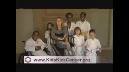 Miley Cyrus takes a Breath Brake with Kids Kicking Cancer
