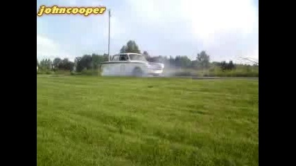 Ford Cortina Mk1 16v Cosworth Turbo Burnout