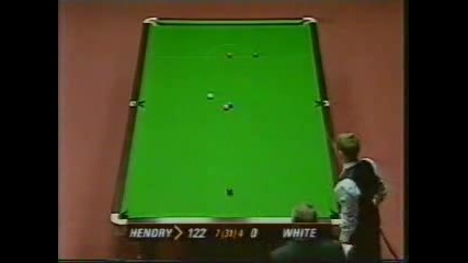Snooker 147 by Stephen Hendry in 1995 ( vs Jimmy White)