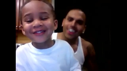 Lil Drew Chris Brown Sing Soulja Boy 
