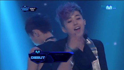 [1080p] 120809 Tasty - Spectrum + You Know Me (m! Countdown Debut Stage)