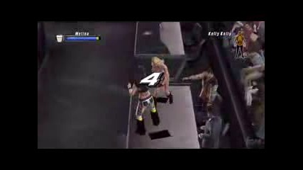 Smackdown Vs. Raw 08 Melina Jumps On Kelly