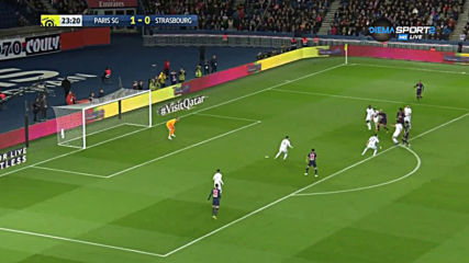 ПСЖ - Страсбург 1:2 /първо полувреме/