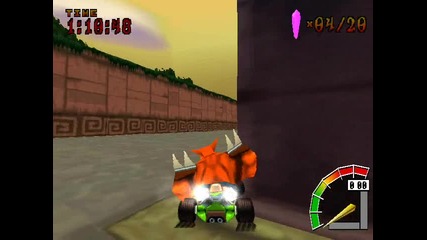 Crash Team Racing - Area The Lost Ruins - Rampage Ruins - Purple Ctr Token 