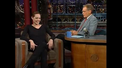 Angelina Jolie On Late Show With David Letterman Dec 17 1998