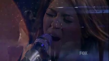 Miley Cyrus - When I Look At You Live - American Idol 2010 Hq 
