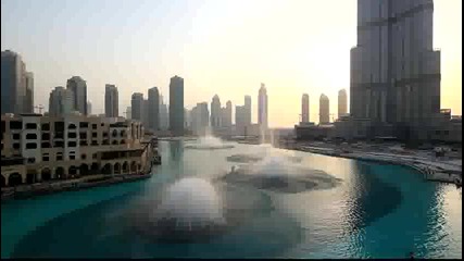 Невероятните фонтани"baba-yetu" в Дубай