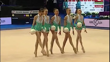 Младежки ансамбъл България - European Championships Minsk 2015 на топки