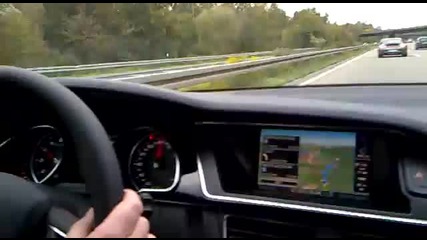 Аутобан: Ауди Rs5 и Порше 911