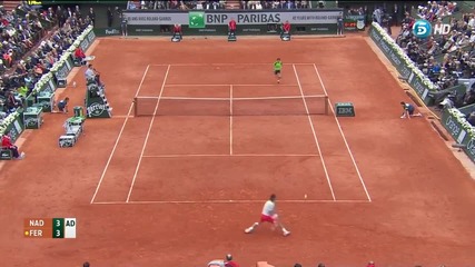 Nadal vs Ferrer - Roland Garros 2013 - Hot Shot [2]