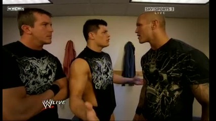 Monday Night Raw 28.12.2009 Legacy Backstage 