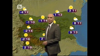Времето - Централна емисия - 29.10.2011 г.