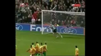 Бербатов Бележи 2-Рия Гол Срещу Селтик! 21.10.2008