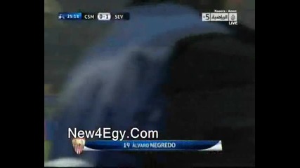 Цска Мосва 1 - 1 Севилия гол на Алваро Негредо 