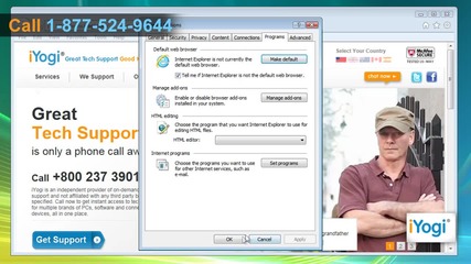 How to set Internet Explorer® 9 as default web browser in Windows® Vista
