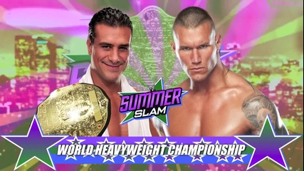 Wwe Summerslam 2013- Whc Alberto Del-rio© Vs Randy Orton