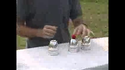 Фокуси-alluminum cups and balls