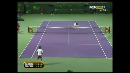 Miami 09 - Qf Roger v Roddick (highlights Pt 1) 