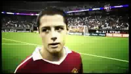 Javier Hernandez Chicharito in Mexico with Manchester United