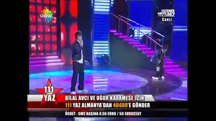 Yetenek Sizsiniz Turkiye Birincisi - Bilal Avci ve Ugur Karamese 