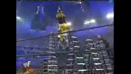 Wreslemania 17 Hardy Boyz vs Edge and Christian vs Dudley Boys 