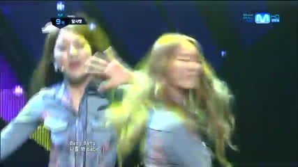Dalshabet - Mr. Bang Bang @ M!countdown (21.06.2012)