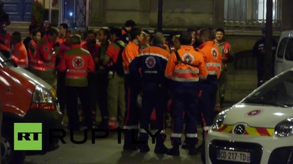 France: Paris terror attack survivors arrive at makeshift support centre
