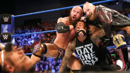 SAnitY wreak havoc on The Usos in their debut: SmackDown LIVE, June 19, 2018