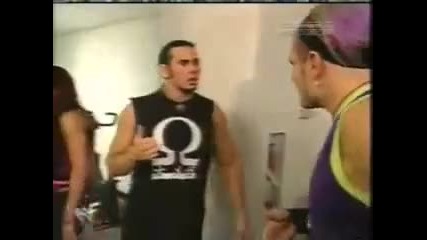 Jeff Hardy , Matt Hardy and Lita Backstage