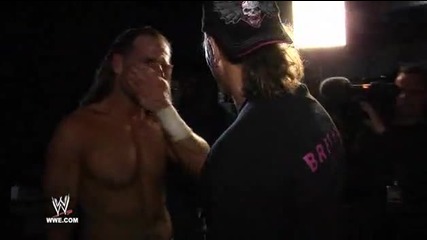 Шон Майкълс след загубата си от Гробаря на Кечмания (зад кулисите на Wwe )