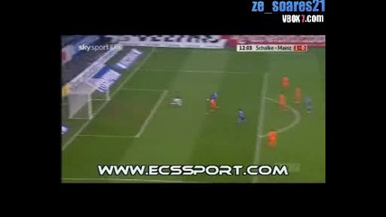 Шалке - Майнц 1:0 гол на Джеферсън Фарфан 